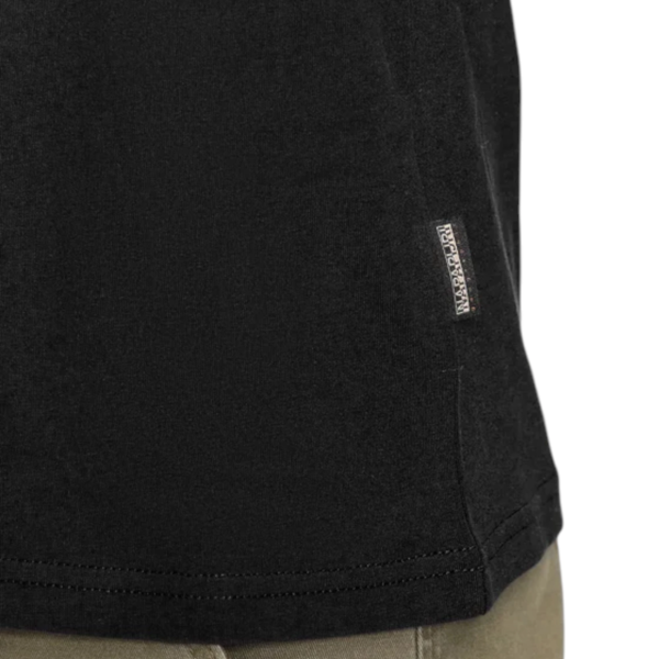 Napapijri - Ανδρική Μακρυμάνικη Μπλούζα Salis Jersey Long Sleeve NP0A4HN7-041 Μαύρο NP0A4HN7041