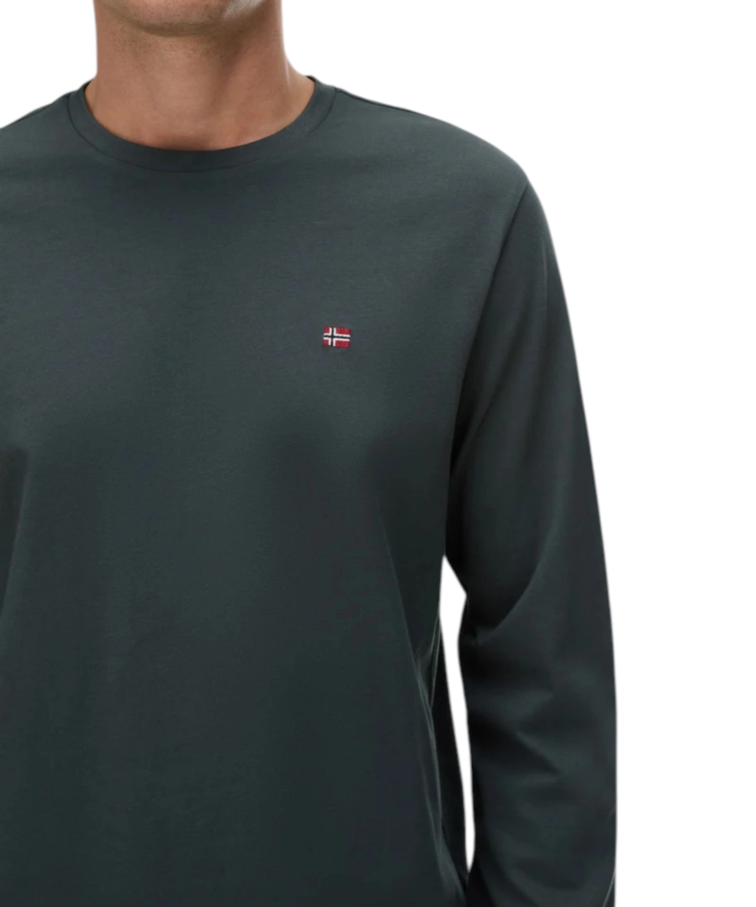 Napapijri – Ανδρική Μακρυμάνικη Μπλούζα Salis Jersey Long Sleeve NP0A4HN7-G1S Πράσινο (3) Napapijri - Ανδρική Μακρυμάνικη Μπλούζα Salis Jersey Long Sleeve NP0A4HN7-G1S Πράσινο NP0A4HN7G1S