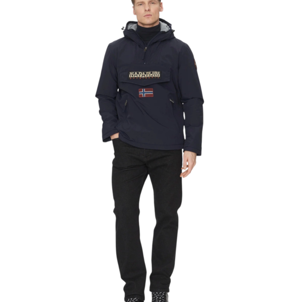 Napapijri - Ανδρικό Μπουφάν Χειμωνιάτικο Anorak Rainforest Pocket 2 Regular Fit NP0A4GMD-176 Μπλε NP0A4GMD176