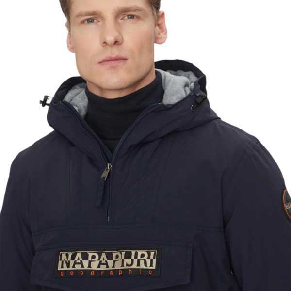 Napapijri - Ανδρικό Μπουφάν Χειμωνιάτικο Anorak Rainforest Pocket 2 Regular Fit NP0A4GMD-176 Μπλε NP0A4GMD176