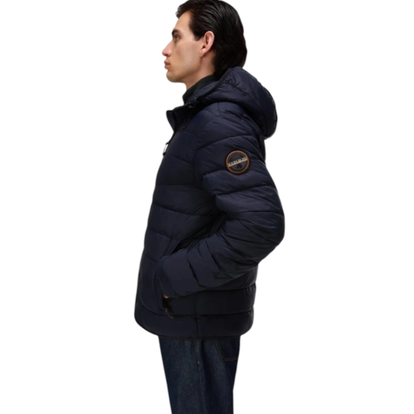 Napapijri - Ανδρικό Μπουφάν χειμωνιάτικο Aerons Puffer NP0A8B9K-176 Μπλε Σκούρο NP0A8B9K176