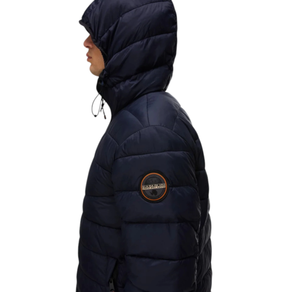 Napapijri - Ανδρικό Μπουφάν χειμωνιάτικο Aerons Puffer NP0A8B9K-176 Μπλε Σκούρο NP0A8B9K176