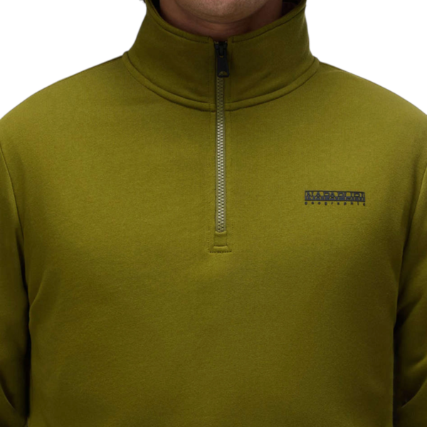 Napapijri - Ανδρικό Φούτερ Με Κουκούλα B Small Box Relaxed Fit NP0A88TO-G4C Χακί NP0A88TOG4C