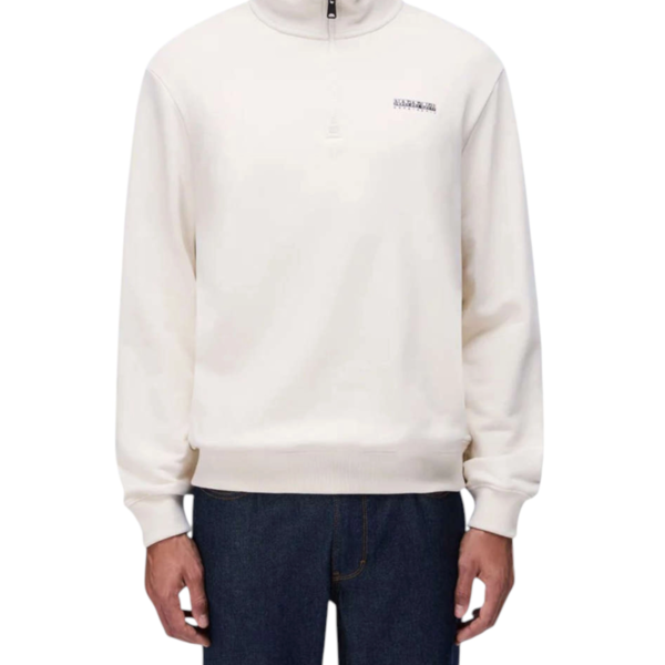 Napapijri - Ανδρικό Φούτερ Με Κουκούλα B Small Box Relaxed Fit NP0A88TO-N1J Εκρού