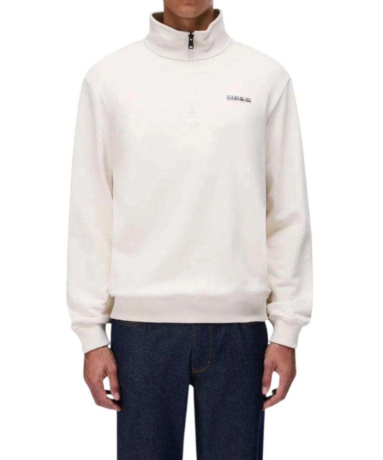 Napapijri - Ανδρικό Φούτερ Με Κουκούλα B Small Box Relaxed Fit NP0A88TO-N1J Εκρού