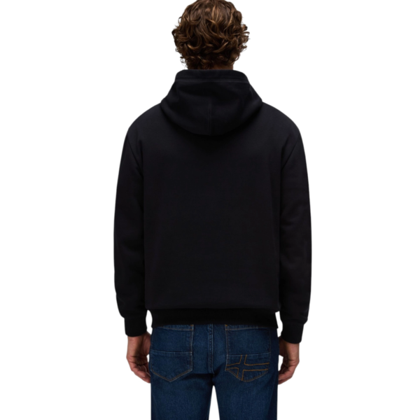 Napapijri - Ανδρικό Φούτερ Με Κουκούλα B-Box Logo NP0A8BLT-941 Μαύρο NP0A8BLT941