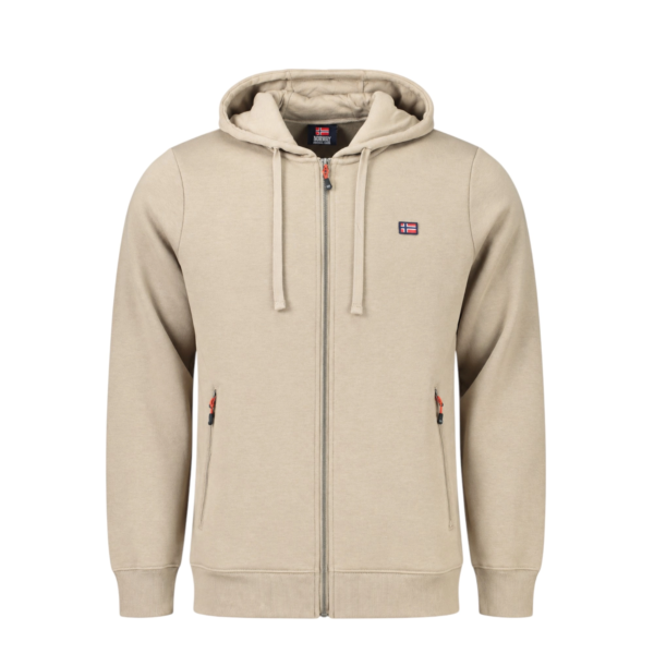 Norway Nautical School - Ανδρική Ζακέτα Φούτερ 849442-KHAKI1 Μπεζ