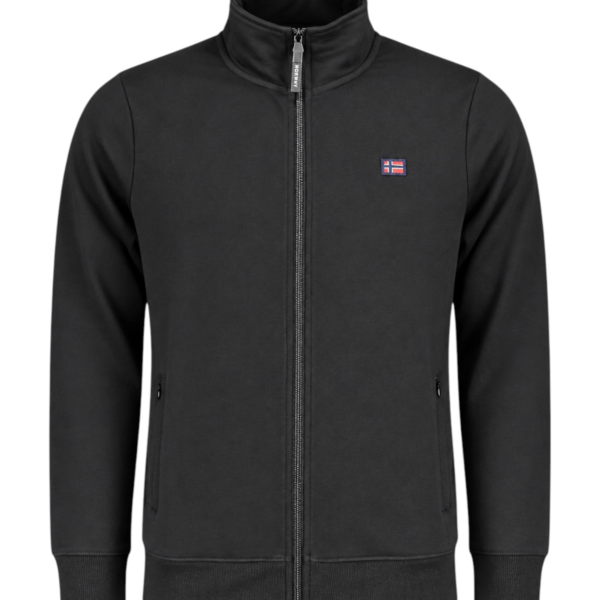 Norway Nautical School - Ανδρική Ζακέτα Φούτερ 862743-BLACK Μαύρο 862743-BLACK