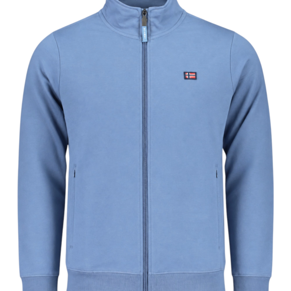 Norway Nautical School - Ανδρική Ζακέτα Φούτερ 862743-DENIM Μπλε