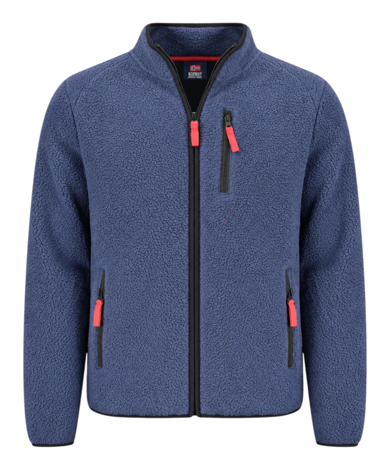 Norway Nautical School - Ανδρική Ζακέτα Φούτερ Fleece 839506-NAVYBLUE Μπλε Σκούρο