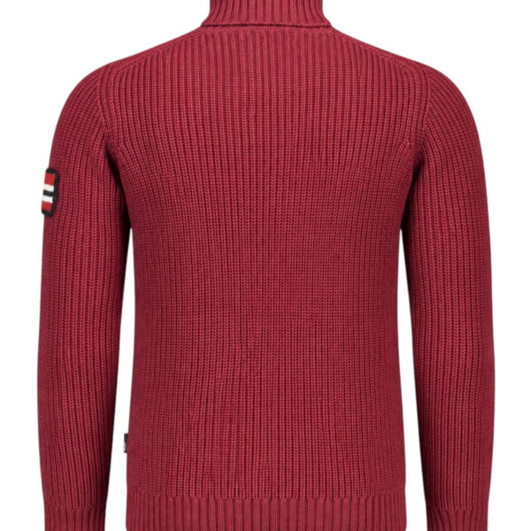 Norway Nautical School - Ανδρική Πλεκτή Ζιβάγκο Μπλούζα 853112-MERLOT Κόκκινο Σκούρο 853112-MERLOT