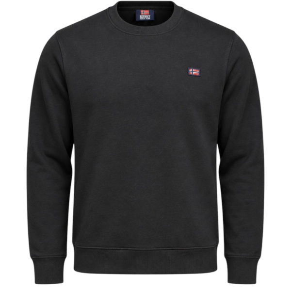Norway Nautical School - Ανδρική Φούτερ Μπλούζα 852740-BLACK Μαύρο 852740-BLACK