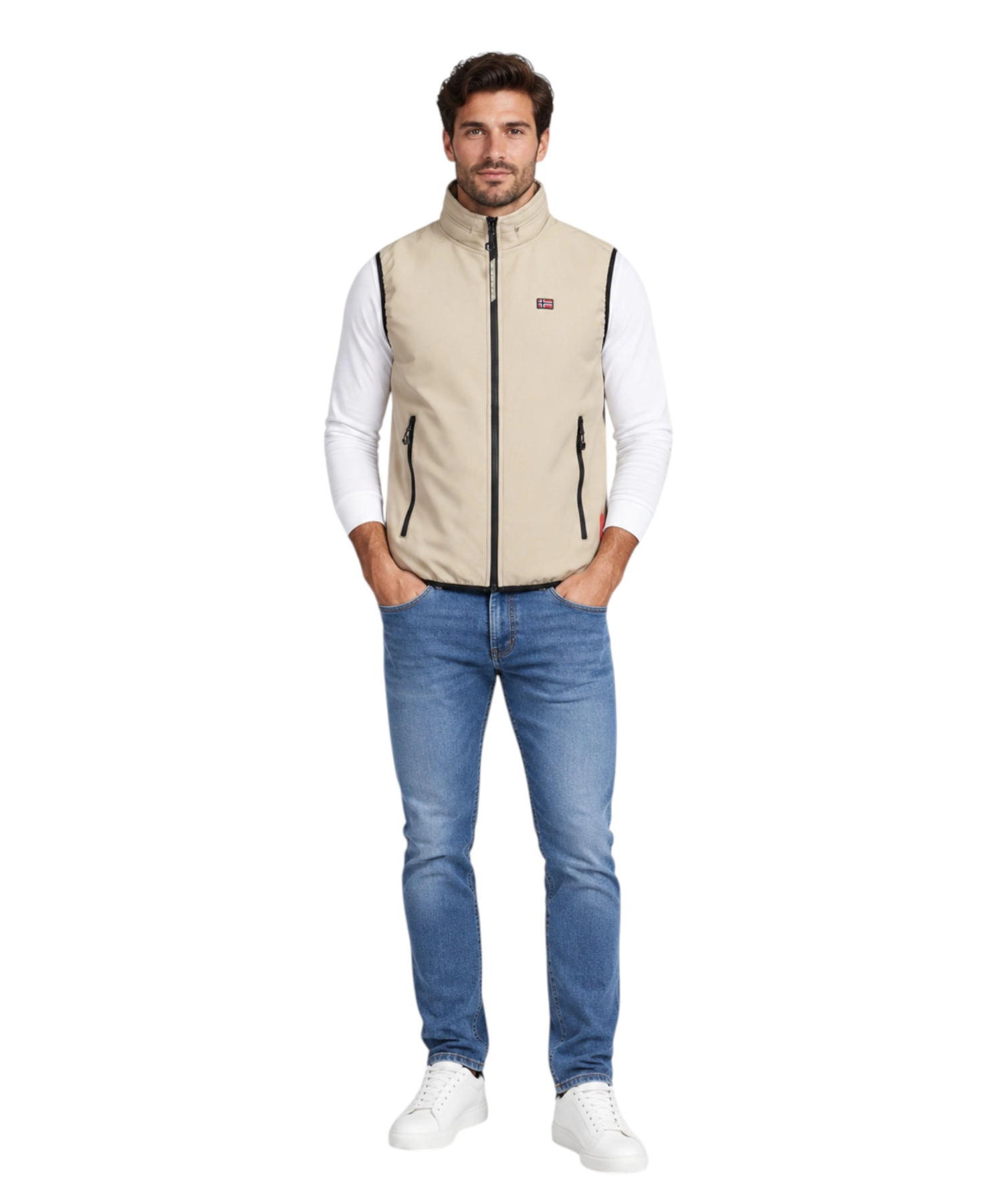 Norway Nautical School - Ανδρικό Αμάνικο Μπουφάν 849140-KHAKI Μπεζ (1) Norway Nautical School - Ανδρικό Αμάνικο Μπουφάν 849140-KHAKI Μπεζ 849140-KHAKI