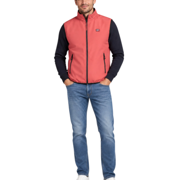 Norway Nautical School - Ανδρικό Αμάνικο Μπουφάν 849140-RED Κόκκινο