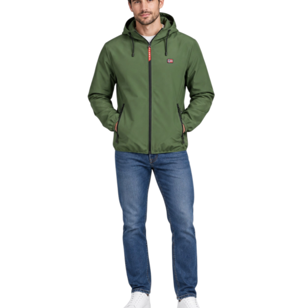 Norway Nautical School - Ανδρικό Μπουφάν Soft Shell 833921-ARMY Πράσινο 833921-ARMY