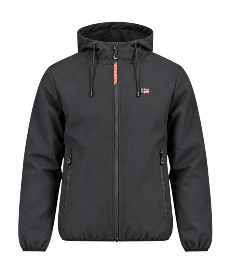 Norway Nautical School - Ανδρικό Μπουφάν Soft Shell 833921-BLACK Μαύρο