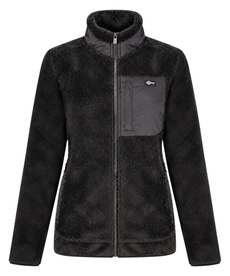 Norway Nautical School - Γυναικεία Ζακέτα Φούτερ 859902-BLACK Μαύρο