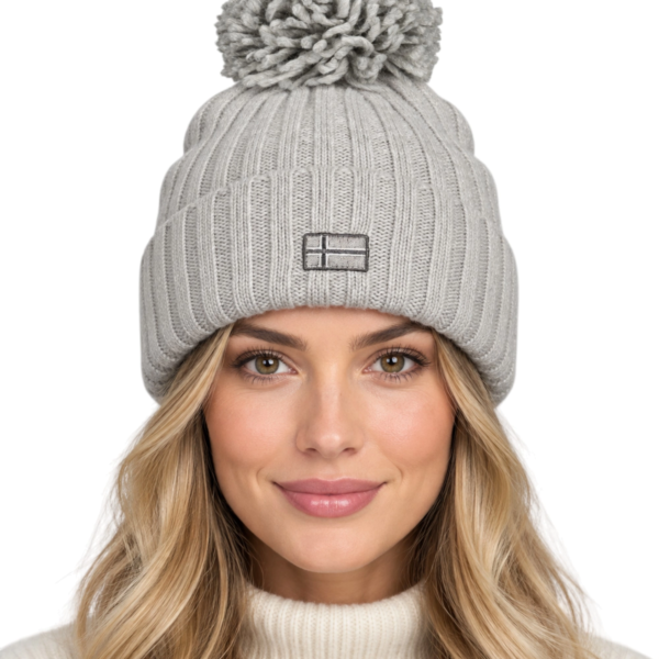 Norway Nautical School - Γυναικείος Σκούφος Beanie 850108-GREYME Γκρι 850108-GREYME
