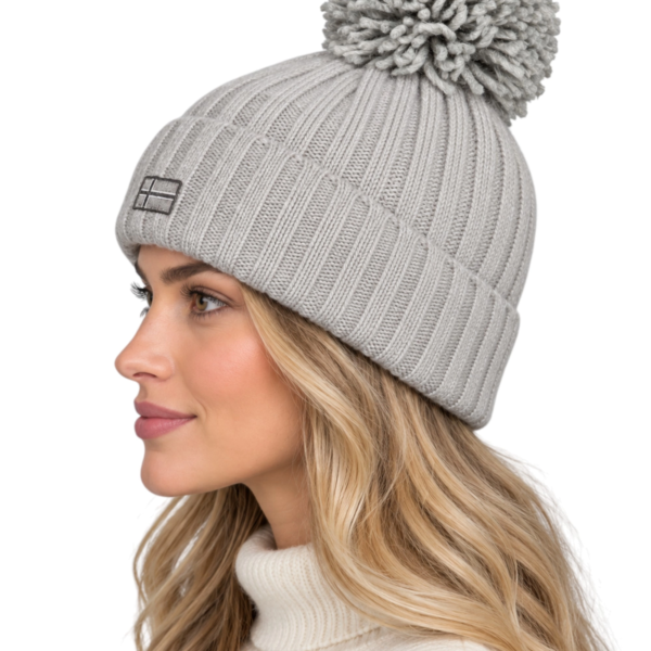 Norway Nautical School - Γυναικείος Σκούφος Beanie 850108-GREYME Γκρι 850108-GREYME