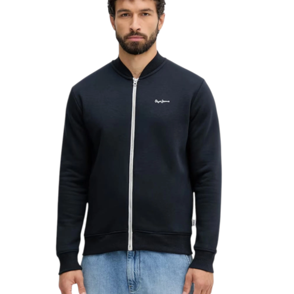 Pepe Jeans - Ανδρική Ζακέτα Φούτερ Macbeth Plain Bomber PM5800010-594 Μπλε