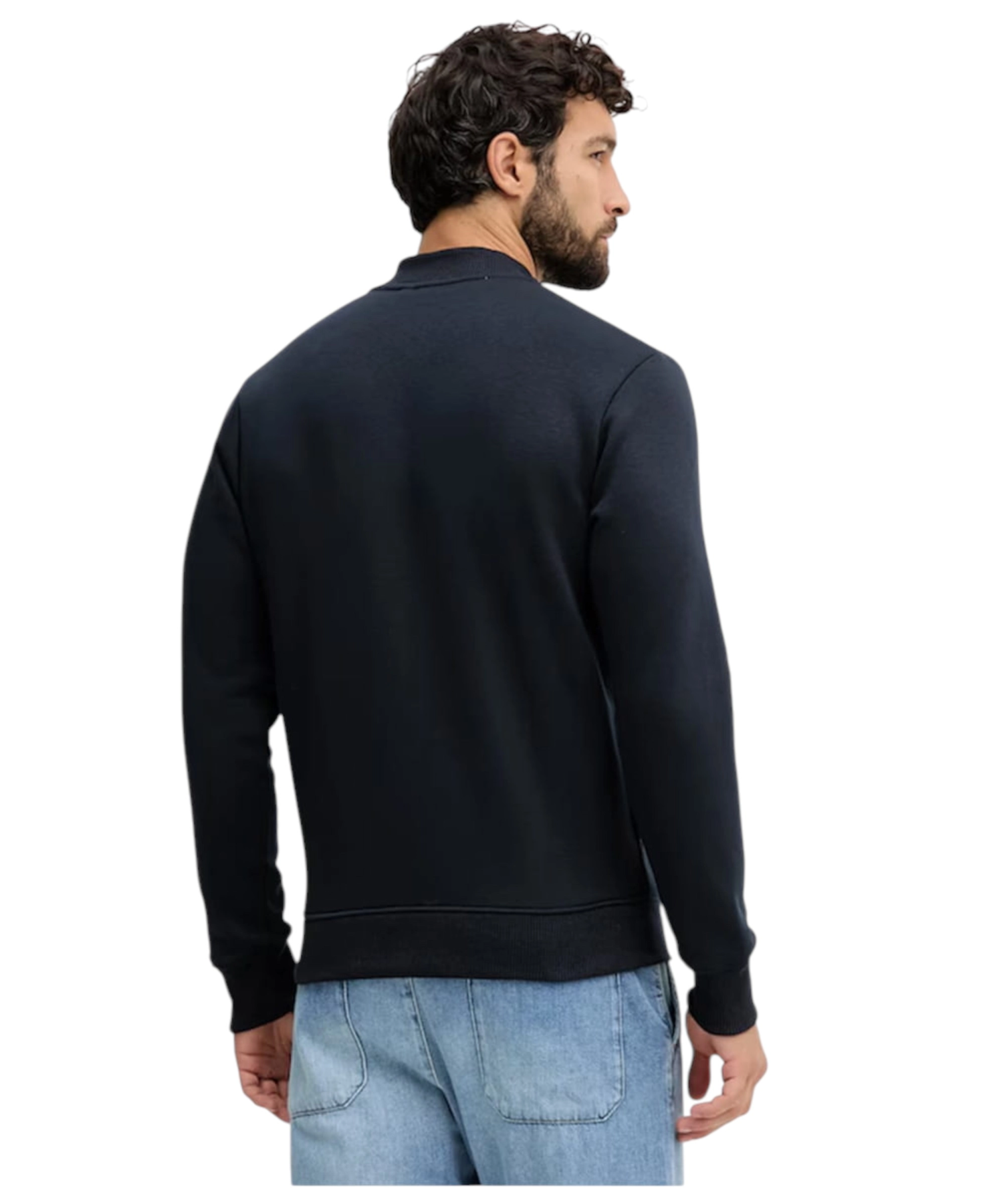Pepe Jeans – Ανδρική Ζακέτα Φούτερ Macbeth Plain Bomber PM5800010-594 Μπλε (2) Pepe Jeans - Ανδρική Ζακέτα Φούτερ Macbeth Plain Bomber PM5800010-594 Μπλε PM5800010-594
