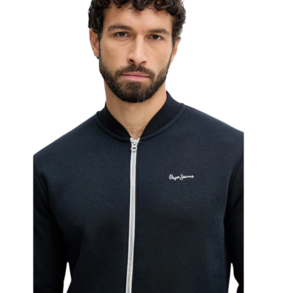 Pepe Jeans - Ανδρική Ζακέτα Φούτερ Macbeth Plain Bomber PM5800010-594 Μπλε PM5800010-594