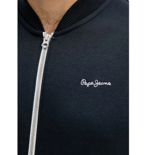 Pepe Jeans - Ανδρική Ζακέτα Φούτερ Macbeth Plain Bomber PM5800010-594 Μπλε PM5800010-594