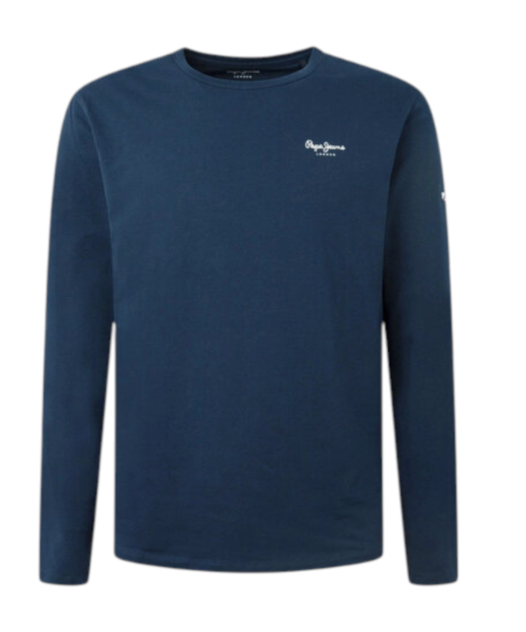 Pepe Jeans - Ανδρική Μπλούζα Original Basic 2 PM508211-595 Μπλε