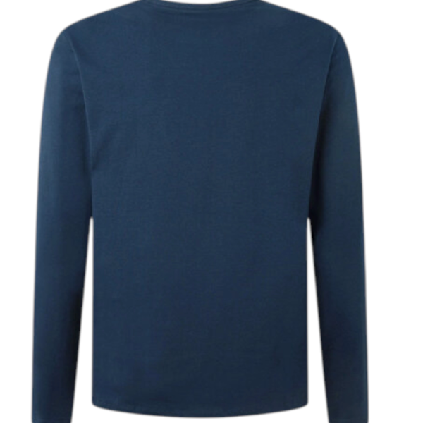 Pepe Jeans - Ανδρική Μπλούζα Original Basic 2 PM508211-595 Μπλε PM508211-595
