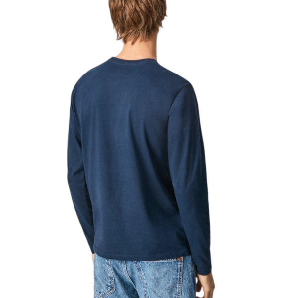 Pepe Jeans - Ανδρική Μπλούζα Μακρυμάνικη Eggo PM508209-595 Μπλε PM508209-595