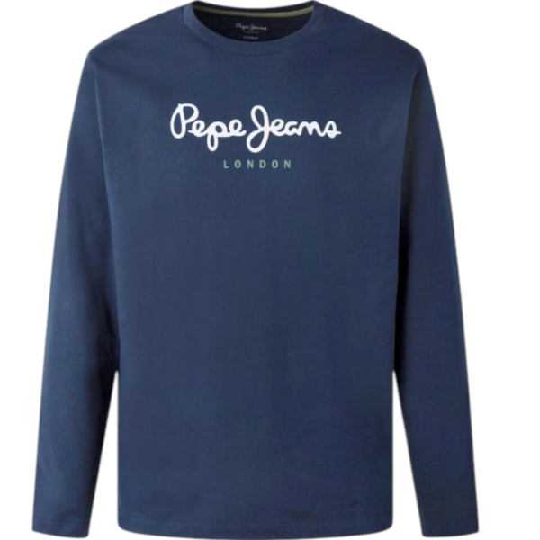 Pepe Jeans - Ανδρική Μπλούζα Μακρυμάνικη Eggo PM508209-595 Μπλε