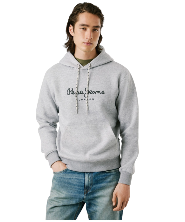 Pepe Jeans - Ανδρική Φούτερ με Κουκούλα Macbeth PM5800019-933 Γκρι
