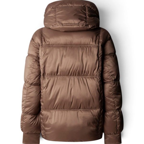 Pepe Jeans - Γυναικείο Αδιάβροχο Κοντό Puffer Μπουφάν Essentials Lauren PL4024541-875 Καφέ PL4024541-875