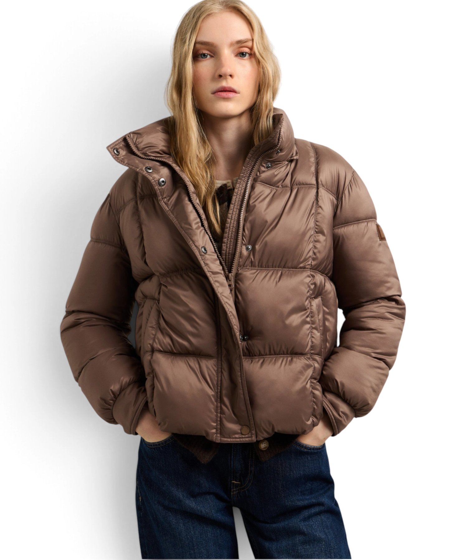 Pepe Jeans – Γυναικείο Αδιάβροχο Κοντό Puffer Μπουφάν Essentials Lauren PL4024541-875 Καφέ (8) Pepe Jeans - Γυναικείο Αδιάβροχο Κοντό Puffer Μπουφάν Essentials Lauren PL4024541-875 Καφέ PL4024541-875
