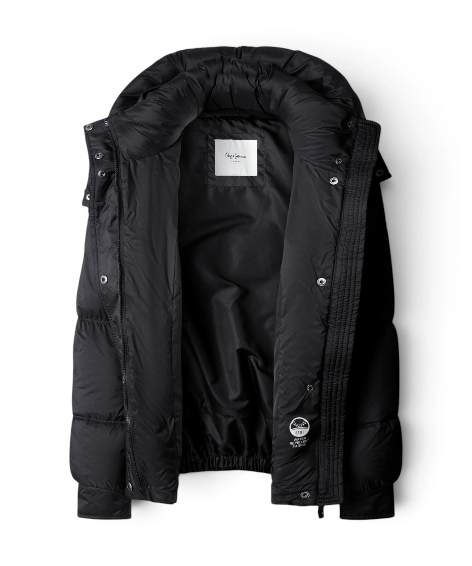 Pepe Jeans – Γυναικείο Αδιάβροχο Κοντό Puffer Μπουφάν Essentials Lauren PL4024541-999 Μαύρο (5) Pepe Jeans - Γυναικείο Αδιάβροχο Κοντό Puffer Μπουφάν Essentials Lauren PL4024541-999 Μαύρο PL4024541-999