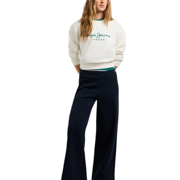 Pepe Jeans - Γυναικείο Φούτερ Crew Neck Logo PL5800002-803 Off-White PL5800002-803