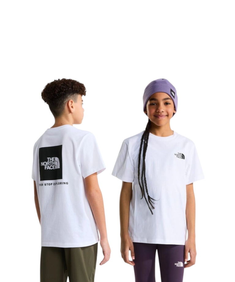 The North Face - Παιδική Κοντομάνικη Μπλούζα T-shirt Evolution Box Nse SS NF0A8CVA-FN4 Λευκό
