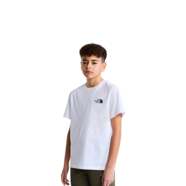 The North Face - Παιδική Κοντομάνικη Μπλούζα T-shirt Evolution Box Nse SS NF0A8CVA-FN4 Λευκό NF0A8CVA-FN4