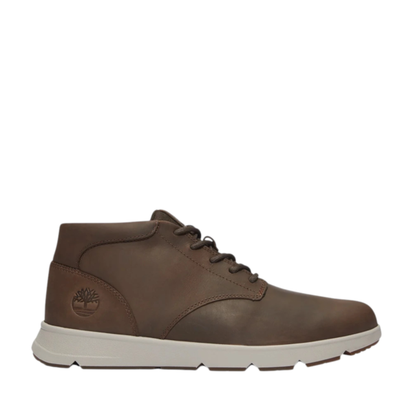 Timberland - Ανδρικά Δερμάτινα Μποτάκια Parker Street Mid Lace Up TB0A6C7T-W01 Καφέ