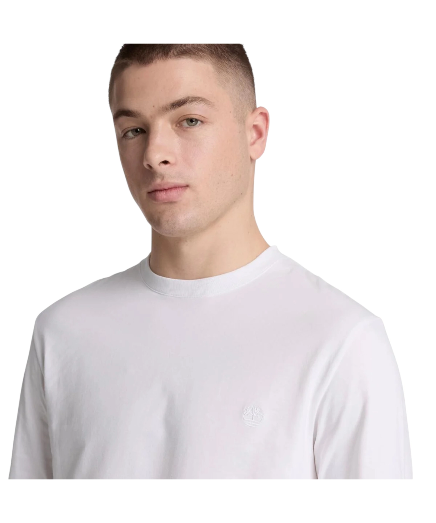 Timberland – Ανδρική Μακρυμάνικη Μπλούζα Slim Fit Dunstan River Tree Embroidered TBC0YHBT-100 Λευκό (4) Timberland - Ανδρική Μακρυμάνικη Μπλούζα Slim Fit Dunstan River Tree Embroidered TBC0YHBT-100 Λευκό TBC0YHBT100