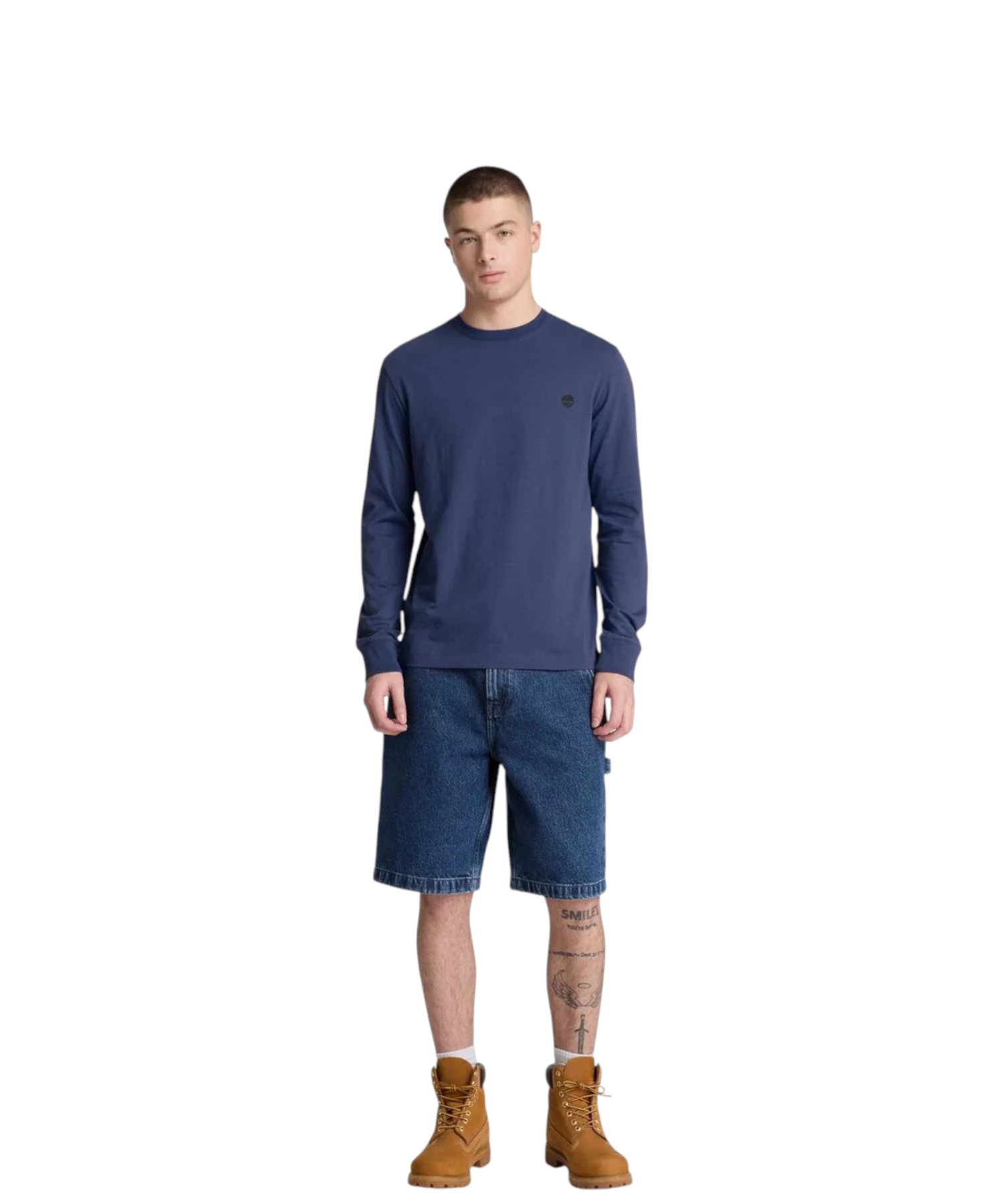 Timberland – Ανδρική Μακρυμάνικη Μπλούζα Slim Fit Dunstan River Tree Embroidered TBC0YHBT-AIH Μπλε (3) Timberland - Ανδρική Μακρυμάνικη Μπλούζα Slim Fit Dunstan River Tree Embroidered TBC0YHBT-AIH Μπλε TBC0YHBTAIH
