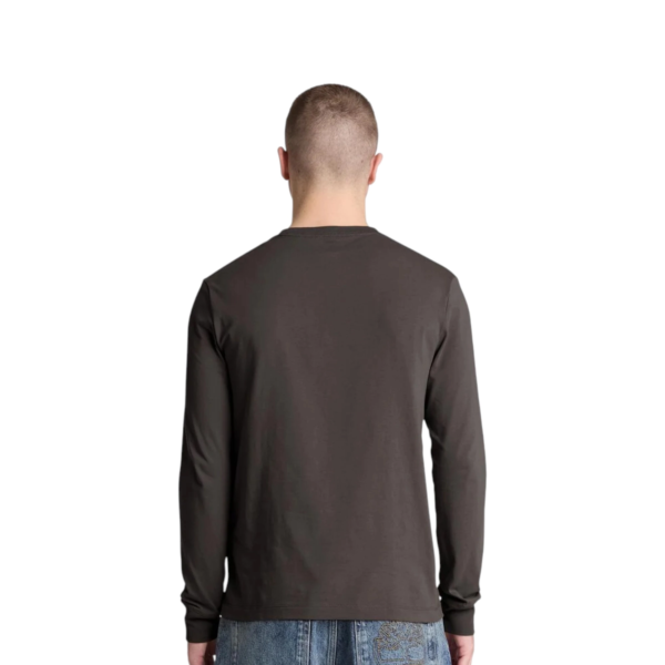 Timberland - Ανδρική Μακρυμάνικη Μπλούζα Slim Fit Dunstan River Tree Embroidered TBC0YHBT-CN1 Μαύρο TBC0YHBTCN1