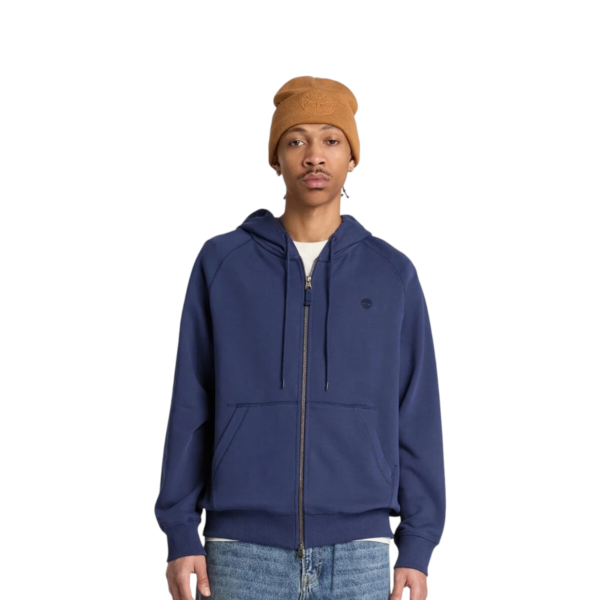 Timberland - Ανδρική Φούτερ Ζακέτα Exeter River Logo TBC0YHB8-AIH Μπλε TBC0YHB8AIH