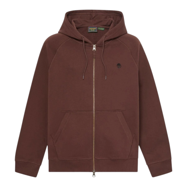 Timberland - Ανδρική Φούτερ Ζακέτα Exeter River Logo TBC0YHB8-AJD Καφέ