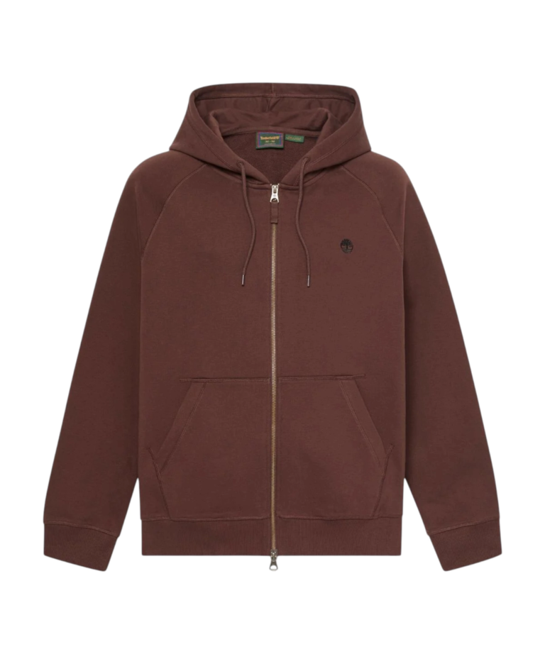 Timberland - Ανδρική Φούτερ Ζακέτα Exeter River Logo TBC0YHB8-AJD Καφέ