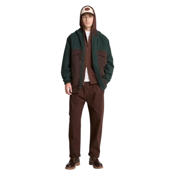 Timberland - Ανδρική Φούτερ Ζακέτα Exeter River Logo TBC0YHB8-AJD Καφέ TBC0YHB8AJD