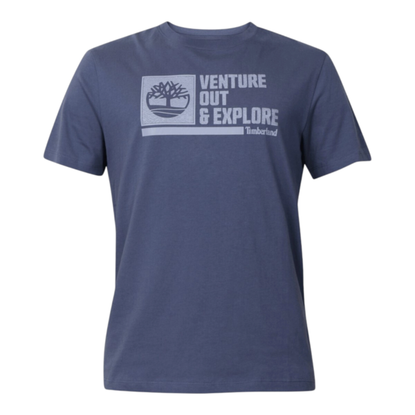 Timberland - Ανδρικό T-shirt Front Graphic S/S Tee TB0A4275-EYO Μπλε TB0A4275EYO
