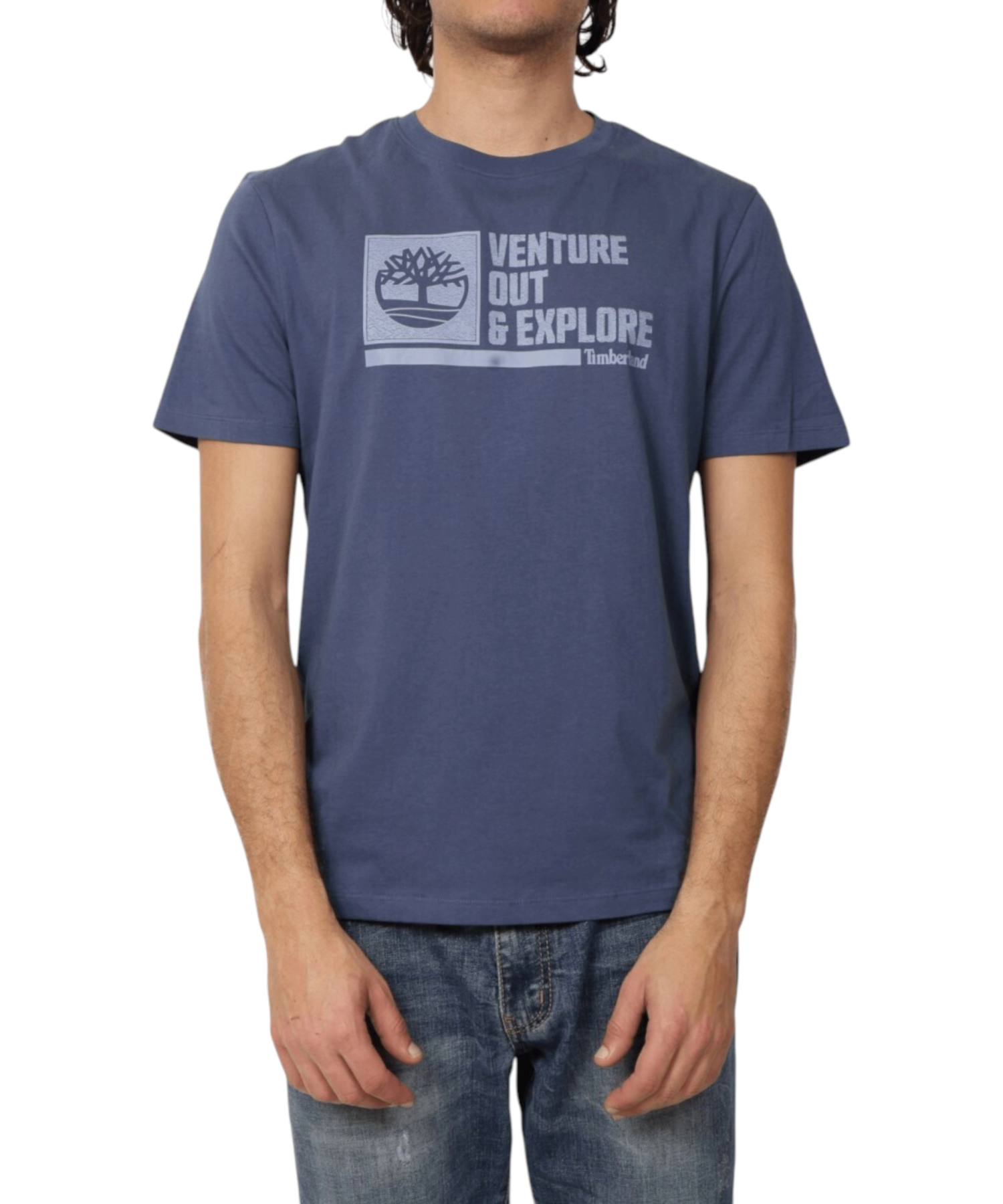 Timberland - Ανδρικό T-shirt Front Graphic SS Tee TB0A4275-EYO Μπλε (5) Timberland - Ανδρικό T-shirt Front Graphic S/S Tee TB0A4275-EYO Μπλε TB0A4275EYO