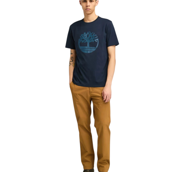 Timberland - Ανδρικό T-shirt Mε Λογότυπο Timberland River Tree TB0A2C6S-Z02 Μπλε TB0A2C6SZ02