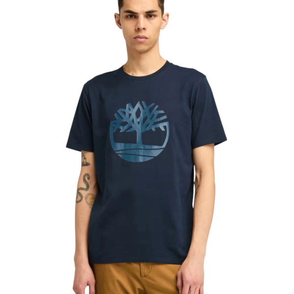 Timberland - Ανδρικό T-shirt Mε Λογότυπο Timberland River Tree TB0A2C6S-Z02 Μπλε